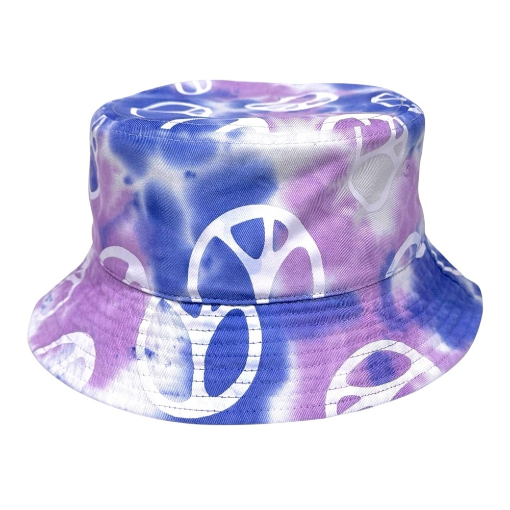 Bokeh Cotton Adults Bucket Hat Winter Fishing Beach Festival Sun Warped Peace